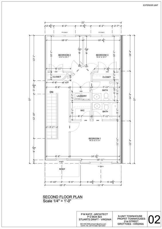Forest Station interior unit floor plan, page 2